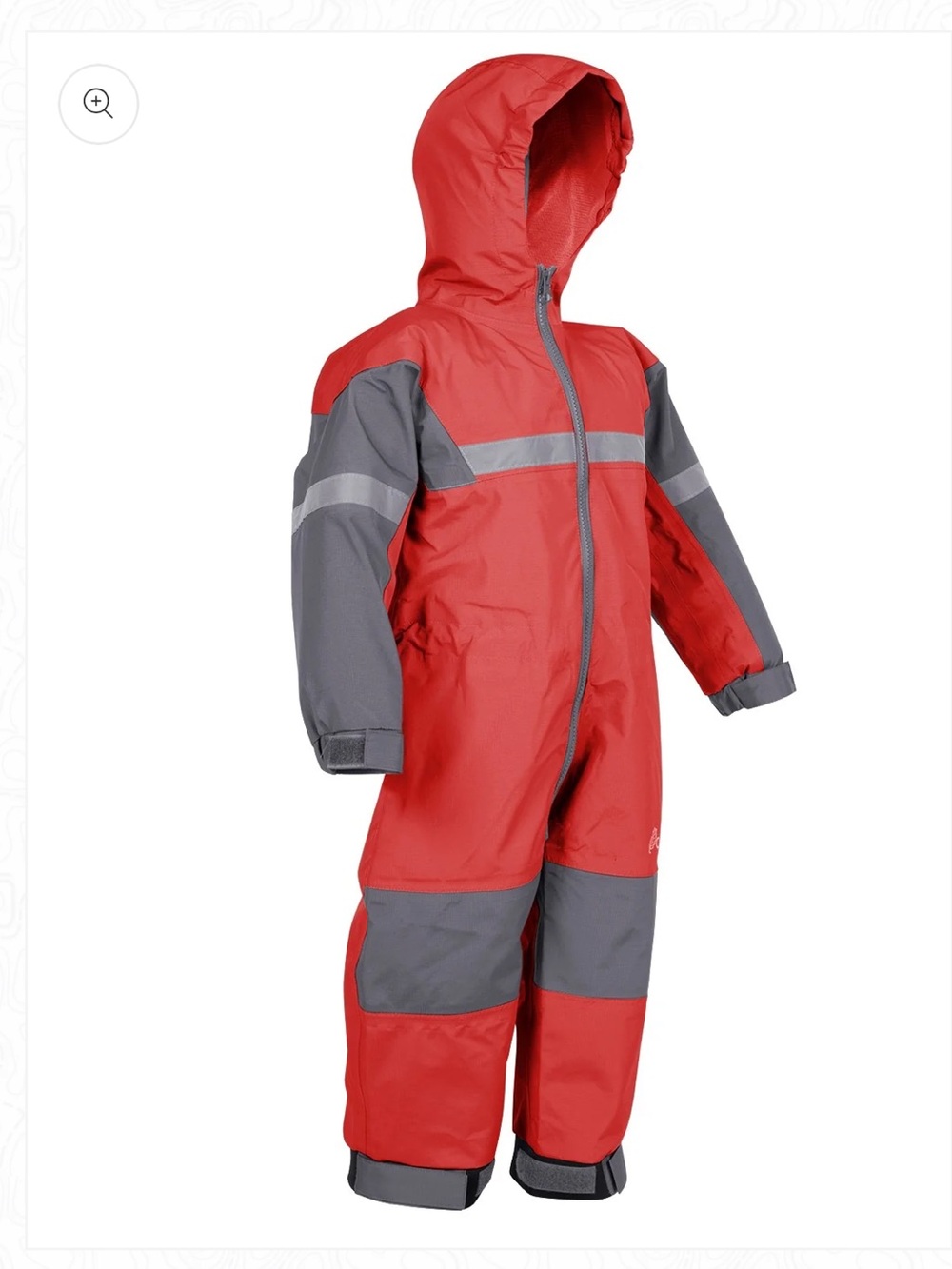 NWT Oaki Trail Rain Suit Deep Red Waterproof Reflective Kids 4T $95 Outdoor